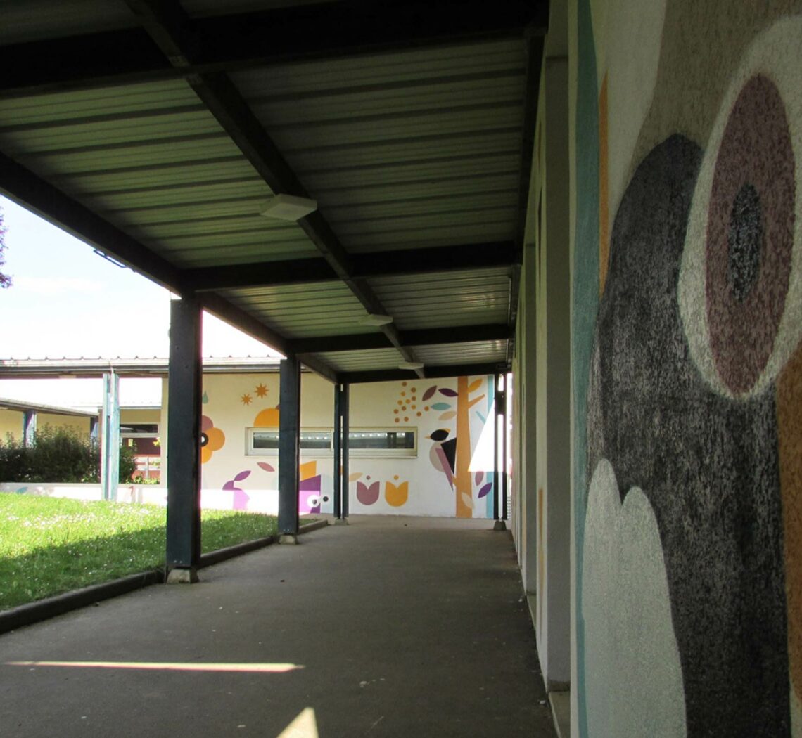 Kensa Atelier art urbain college PO Malherbe