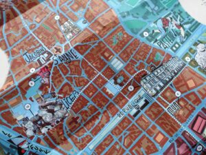 Carte d'art urbain Bims et Kensa