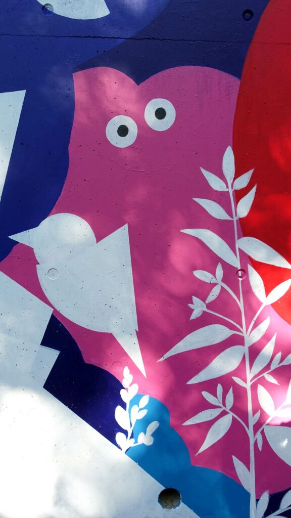 ariane-Kensa-Fresque-Crabe-Rouge-detail